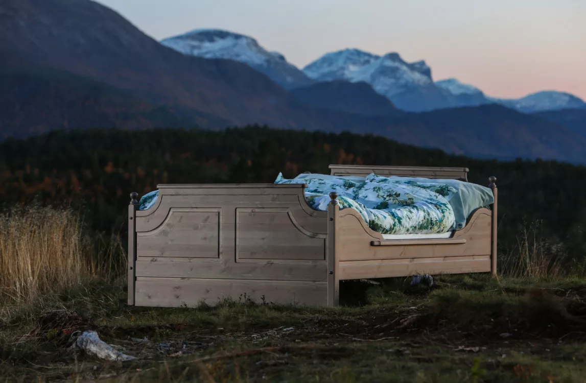 Fjellgård seng gårdsgrå