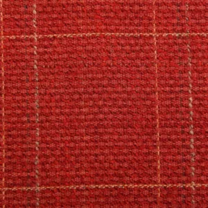 Luster rød med ruter